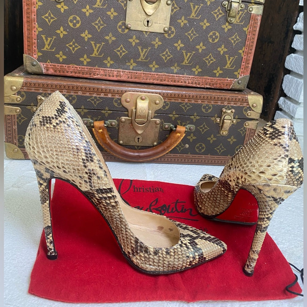 Christian Louboutin Python Pump